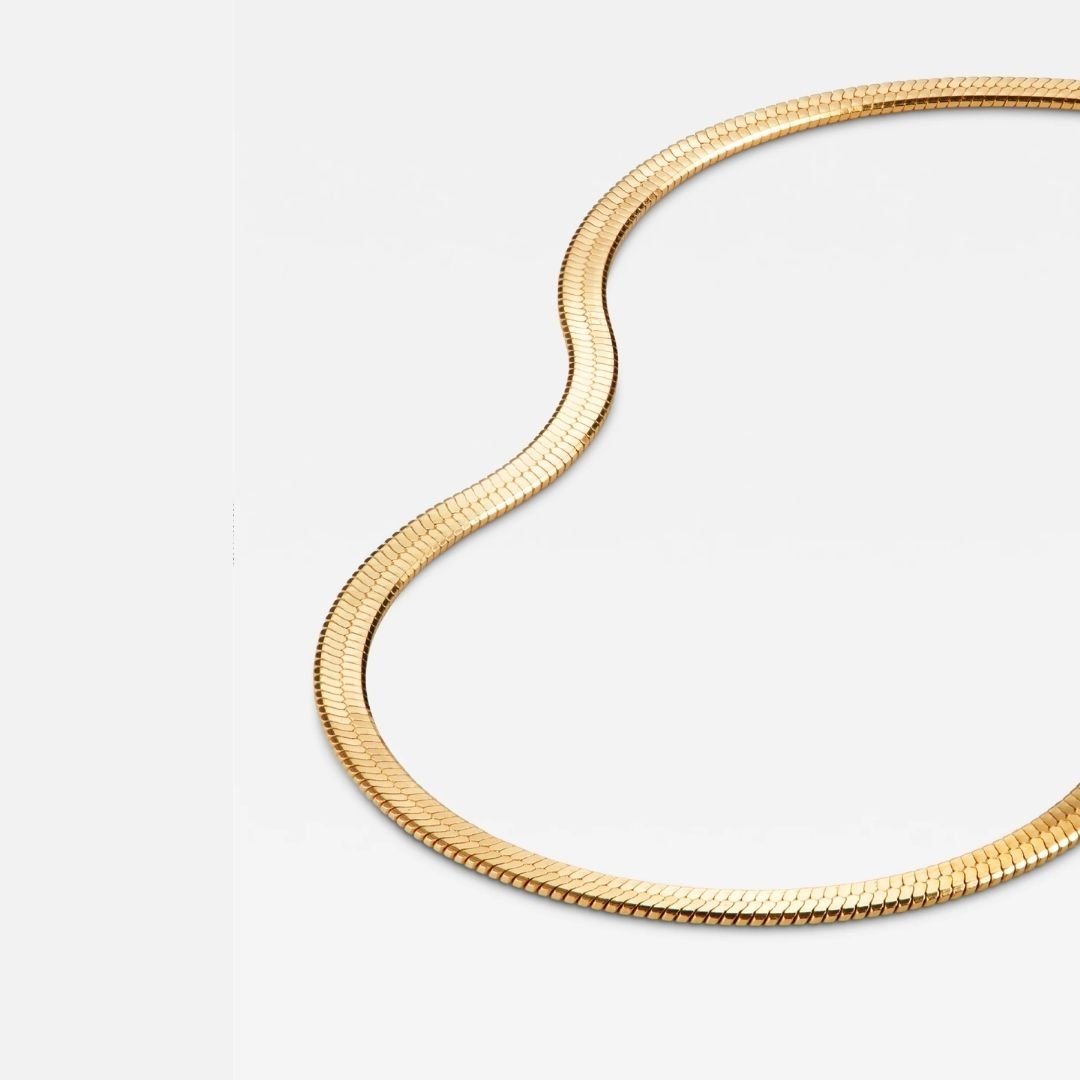 BARI HERRINGBONE COLLIER RAS DU COU