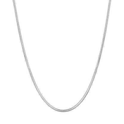 Silver Flat Snake Chain